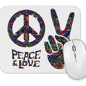 Baskı Dükkanı Zafer ve Barış İşareti Peace Lowe Mouse Pad