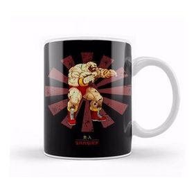 Baskı Dükkanı Zangief Retro Japanese Street Fighter Kupa Bardak