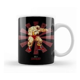 Baskı Dükkanı Zangief Retro Japanese Street Fighter Kupa Bardak