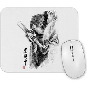 Baskı Dükkanı Zatoichi Drawing Blade Mouse Pad