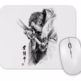 Baskı Dükkanı Zatoichi Drawing Blade Mouse Pad