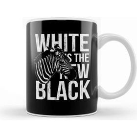 Baskı Dükkanı Zebra White Is The New Black Kupa Bardak