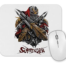 Baskı Dükkanı Zed Surrender Branca Mouse Pad