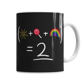 Baskı Dükkanı Zeka Matematik Kupa Bardak Porselen