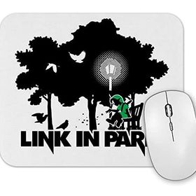 Baskı Dükkanı Zelda Link in Park Meme Mouse Pad