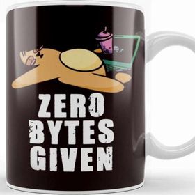 Baskı Dükkanı Zero Bytes Given Sloth Computer Science Programming Software Kupa Bardak