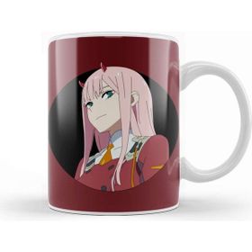 Baskı Dükkanı Zero Two Face Kupa Bardak