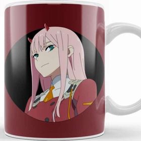 Baskı Dükkanı Zero Two Face Kupa Bardak