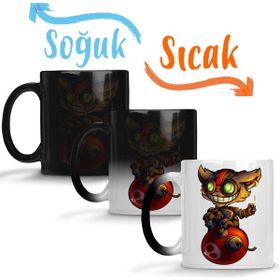 Baskı Dükkanı Ziggs Smile Sihirli Porselen Kupa