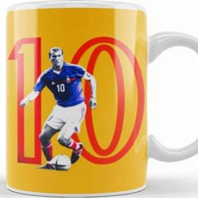 Baskı Dükkanı Zinedine Zidane 10 Kupa Bardak
