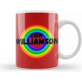 Baskı Dükkanı Zion Williamson Basketball Gifts Vintage Retro Rainbow Quotes For Boys And Dad Kupa Bardak
