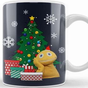 Baskı Dükkanı Zippy Around The Christmas Tree Rainbow Kupa Bardak