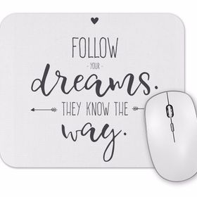 Baskı Dükkanı Znn Follow Dreams Mouse Pad