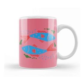Baskı Dükkanı Zodiac Symbols Fish Kupa Bardak