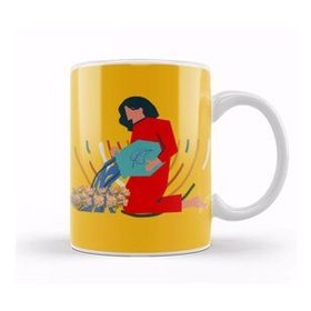 Baskı Dükkanı Zodiac Symbols Flowers Kupa Bardak
