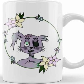 Baskı Dükkanı Zombie Animals Zombie Bunny Kupa Bardak