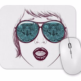 Baskı Dükkanı Zombie Beach Mouse Pad