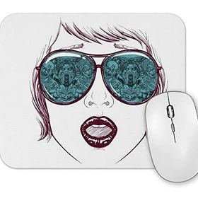 Baskı Dükkanı Zombie Beach Mouse Pad