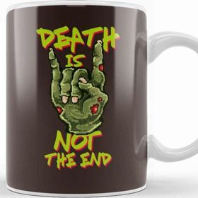 Baskı Dükkanı Zombie Retro Pixel Death Is Not The End Kupa Bardak