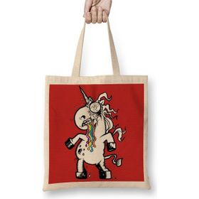 Baskı Dükkanı Zombies Vs Unicorns Zombie Unicorn Bez Kadın Günlük Çanta