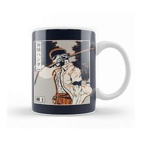 Baskı Dükkanı Zoro One Piece Former Bounty Hunter Zoro Porselen Beyaz Kupa Bardak