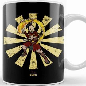 Baskı Dükkanı Zuko Retro Japanese Avatar The Last Airbender Kupa Bardak