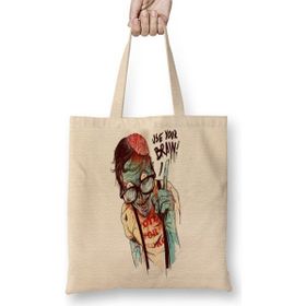 Baskı Dükkanı Zumbi Urbano Bez Kadın Günlük Çanta