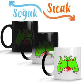 Baskı Dükkanı Zumbi x Sihirli Porselen Kupa