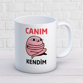 Baskı Kenti Canım Kendim Tasarımlı Komik Kupa Bardak