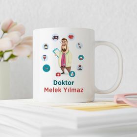 Baskı Kenti Doktor Tasarımlı Kişiye Özel Kupa Bardak