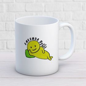 Baskı Kenti Umrumda Değil Tasarımlı Komik Kupa Bardak