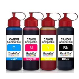 Baskistan Canon Pixma E414 4x500 ml Mürekkep Seti