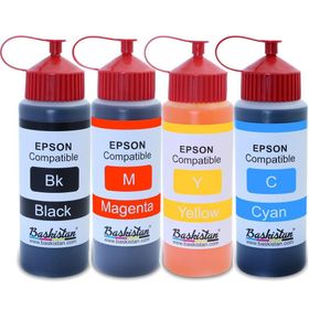 Baskistan Epson L210 Renkli 4 x 500 ml 15000 Sayfa İçin Mürekkep Seti