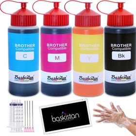 Baskistan T810W 4 x 500 ml Brother Muadil Mürekkep