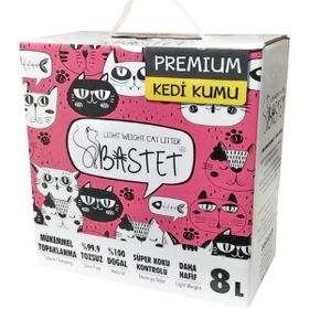 Bastet Premium 8 lt Topaklanan Doğal Kedi Kumu