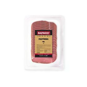 Başyazıcı 120 gr Dilimli Dana Çemeni Sıyrılmış Pastırma