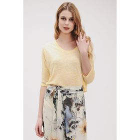 Batik A1482TSTC6D Sarı Kadın T-Shirt