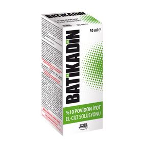 Batikadin 30 ml %10 Povidon İyot Antiseptik Solüsyon