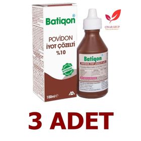 Batiqonix 3x100 ml Povidon İyot Çözelti