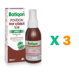 Batiqonix 3x100 ml Sprey Povidon İyot Çözelti