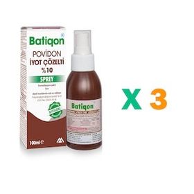 Batiqonix 3x100 ml Sprey Povidon İyot Çözelti