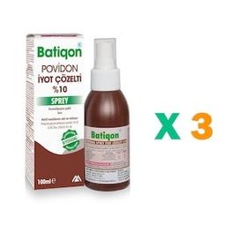 Batiqonix 3x100 ml Sprey Povidon İyot Çözelti