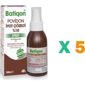 Batiqonix 5x100 ml Sprey Povidon İyot Çözelti