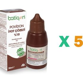 Batiqonix 5x30 ml Povidon İyot Çözelti