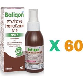 Batiqonix 60x100 ml Sprey Povidon İyot Çözelti