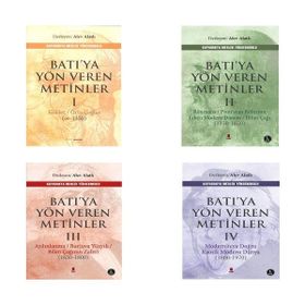 Batı'ya Yön Veren Metinler 4 Kitap Set - Alev Alatlı