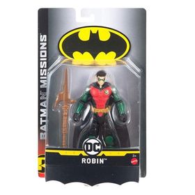 Batman FVM82 Batman Missions 15 cm Robin Fi Aksiyon Figürleri