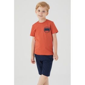 Batman L1556-3 Tarçın Erkek Çocuk Bermuda Takımı