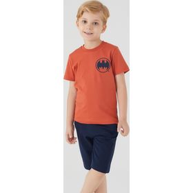 Batman L1556-3 Tarçın Erkek Çocuk Bermuda Takımı