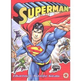 Batman Süperman Çıkartmalı Aktivite Kitabı - Artemis Komisyon
